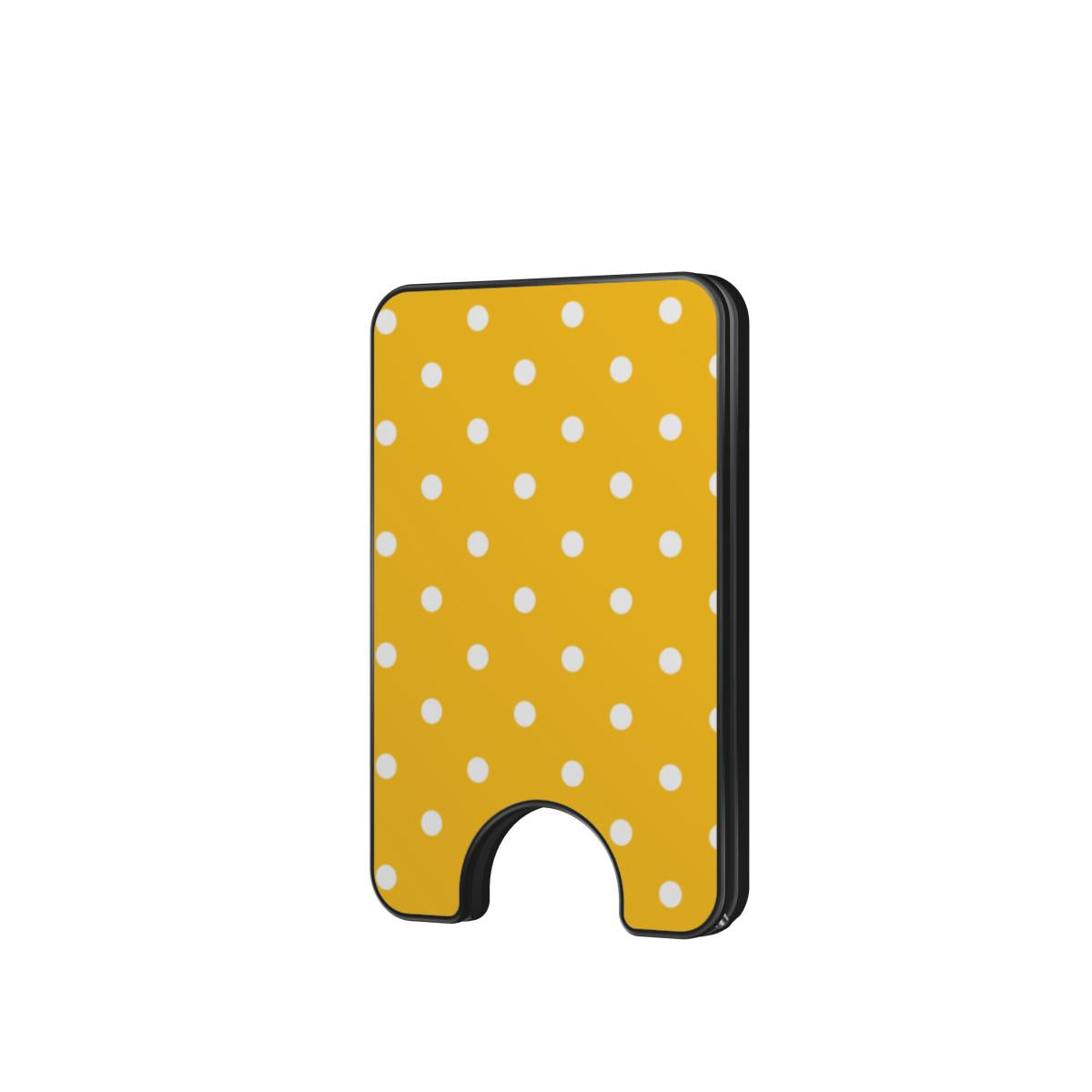 Basic Yellow Polka Dots Magnetic wallet