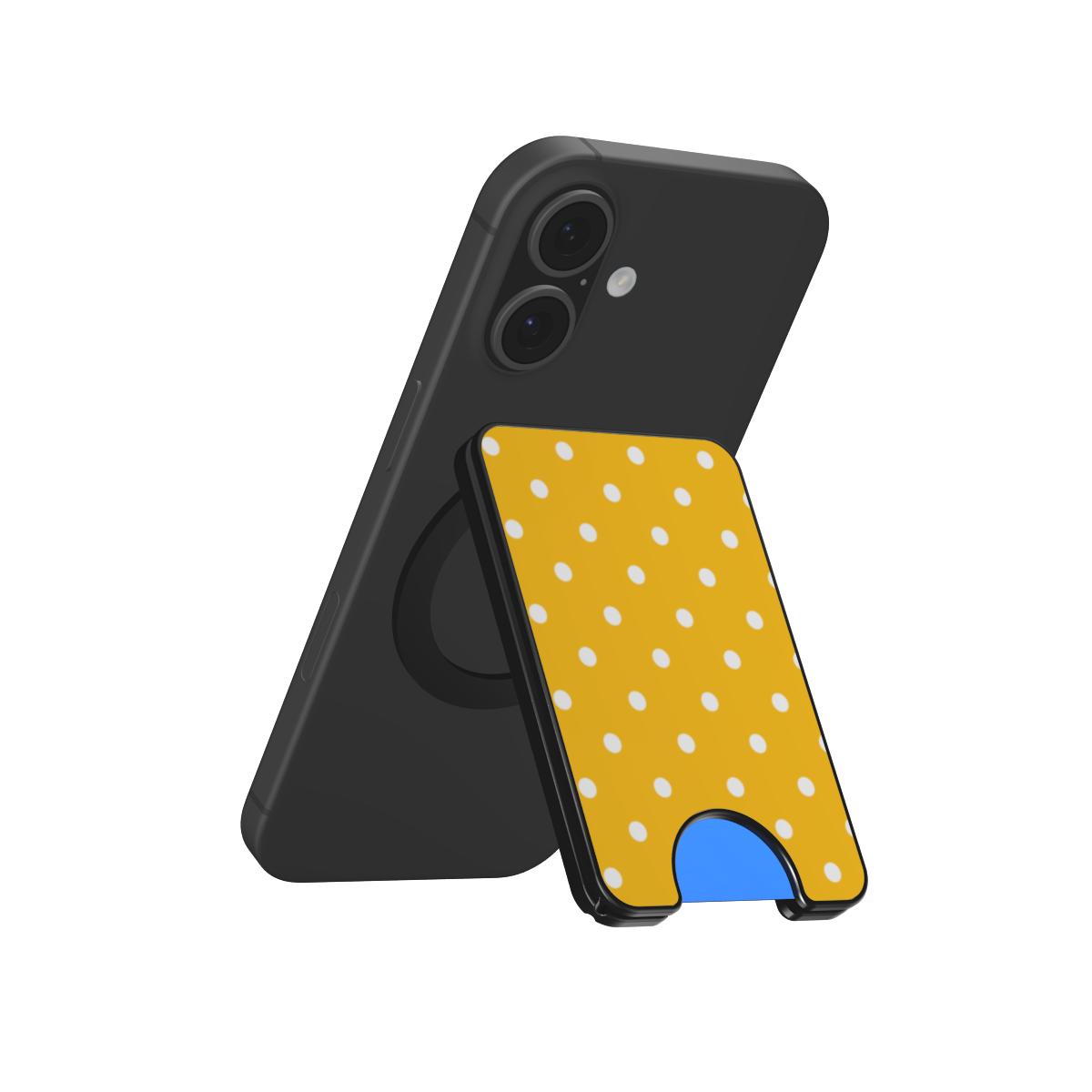 Basic Yellow Polka Dots Magnetic wallet