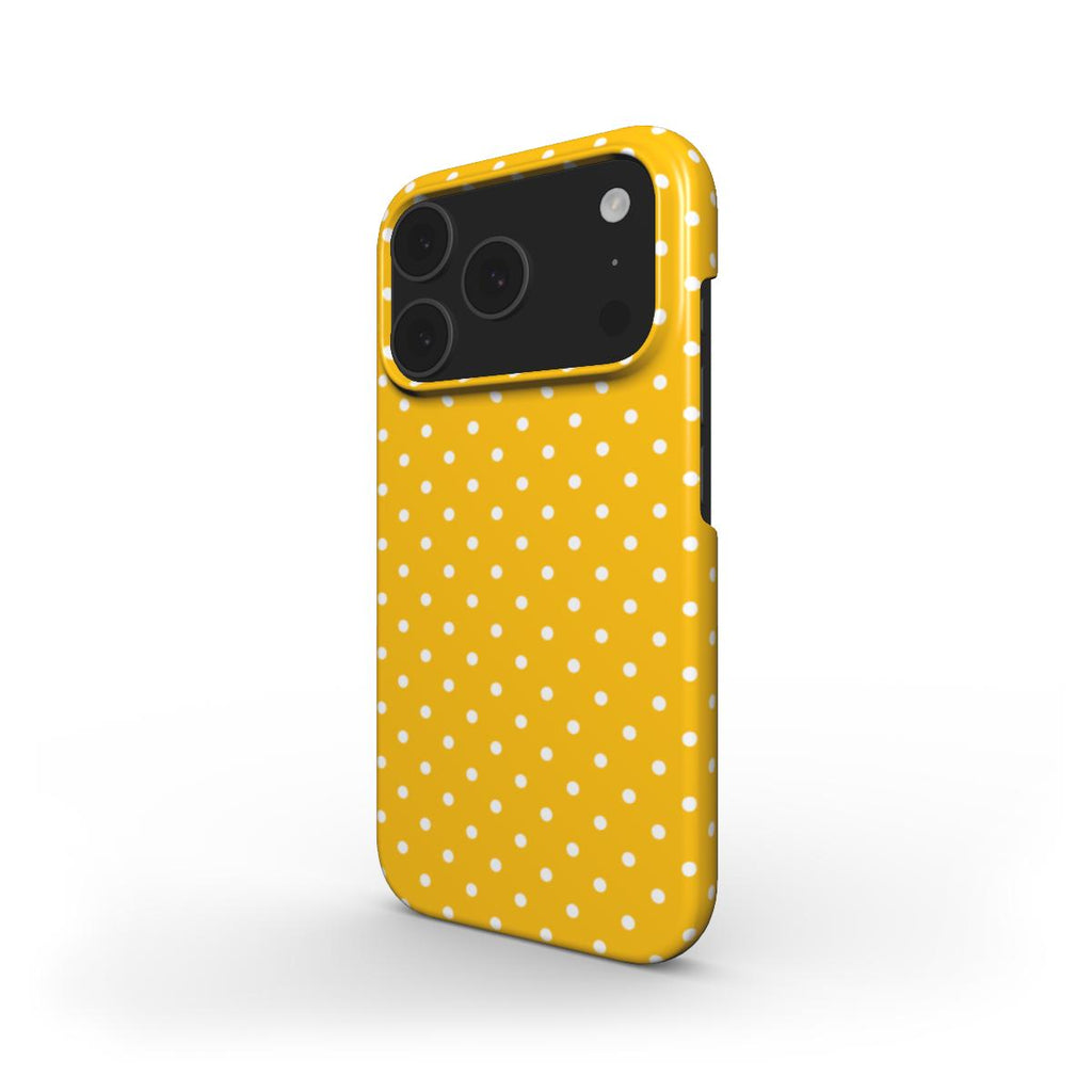 Basic Yellow Polka Dots Phone Case
