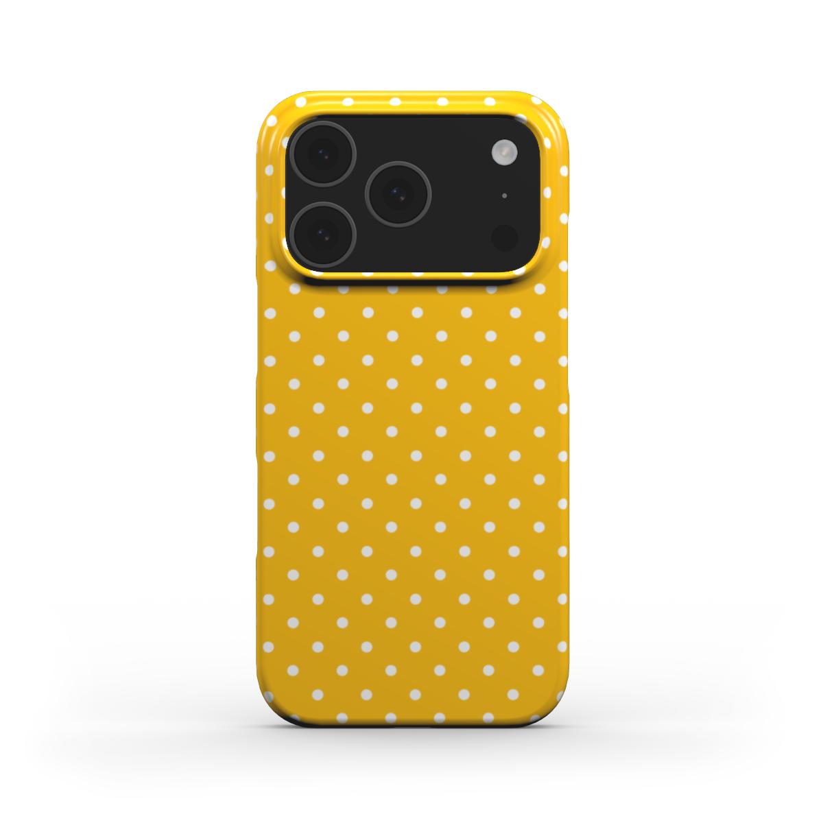 Basic Yellow Polka Dots Phone Case