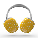 Basic Yellow Polka Dots Apple AirPods Max Tough Case