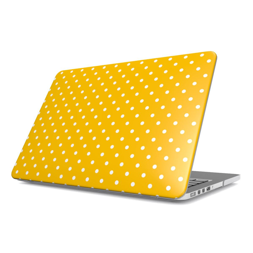 Basic Yellow Polka Dots MacBook Case