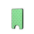 Light Green Polka Dots Magnetic wallet