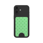 Light Green Polka Dots Magnetic wallet
