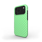 Light Green Polka Dots Tough Phone Case