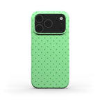 Light Green Polka Dots Phone Case