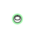 Light Green Polka Dots Ring Holder
