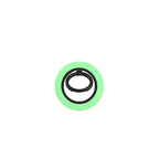 Light Green Polka Dots Ring Holder