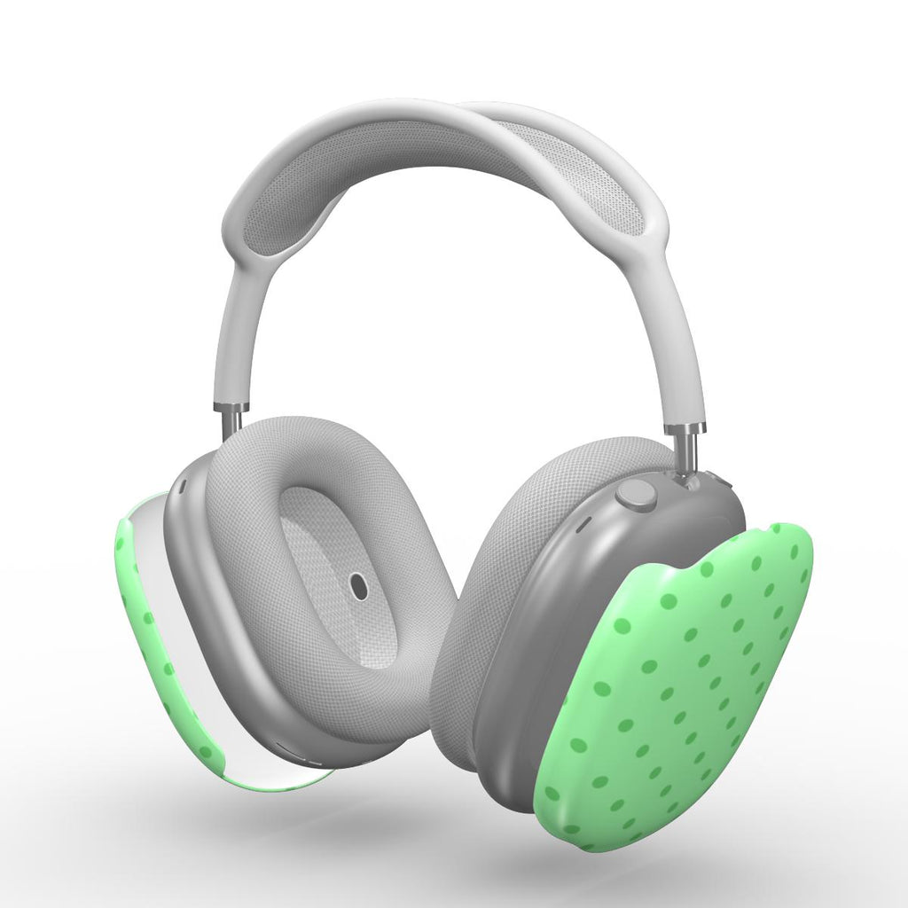 Light Green Polka Dots Apple AirPods Max Tough Case