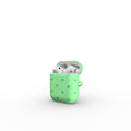 Light Green Polka Dots Apple AirPods Tough Case