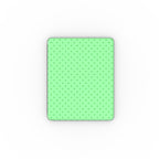 Light Green Polka Dots Apple iPad Case