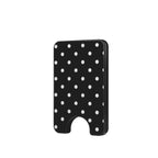 White Black Polka Dots Magnetic wallet