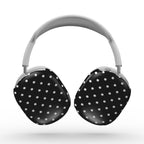 White Black Polka Dots Apple AirPods Max Tough Case