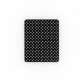 White Black Polka Dots Apple iPad Case