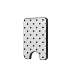 White Black 2 Polka Dots Magnetic wallet
