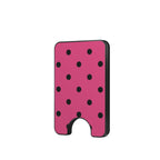 Black Pink Polka Dots Magnetic wallet