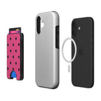 Black Pink Polka Dots Magnetic wallet