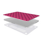 Black Pink Polka Dots MacBook Case