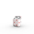 Blush Red Polka Dots Apple AirPods Tough Case