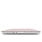 Blush Red Polka Dots MacBook Case