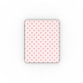 Blush Red Polka Dots Apple iPad Case