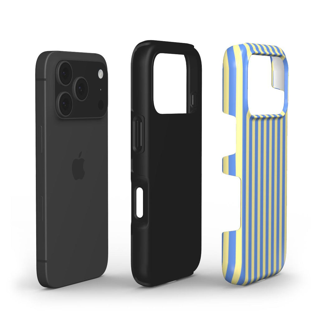 Joke Blue Stripes Tough Phone Case