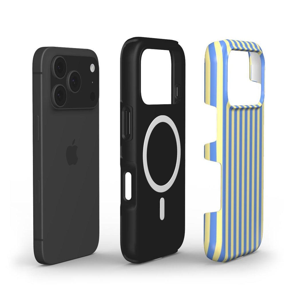 Joke Blue Stripes MagSafe Tough Phone Case