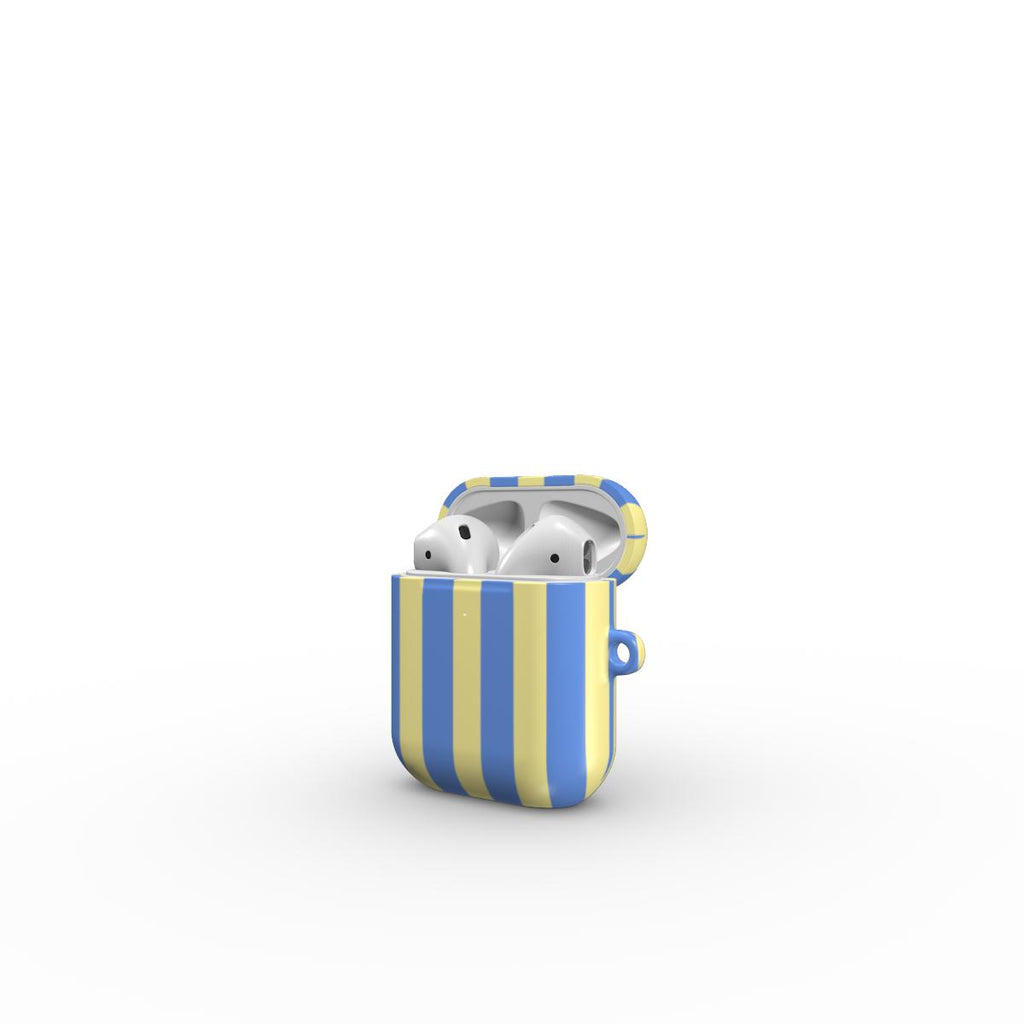 Joke Blue Stripes Apple AirPods Tough Case