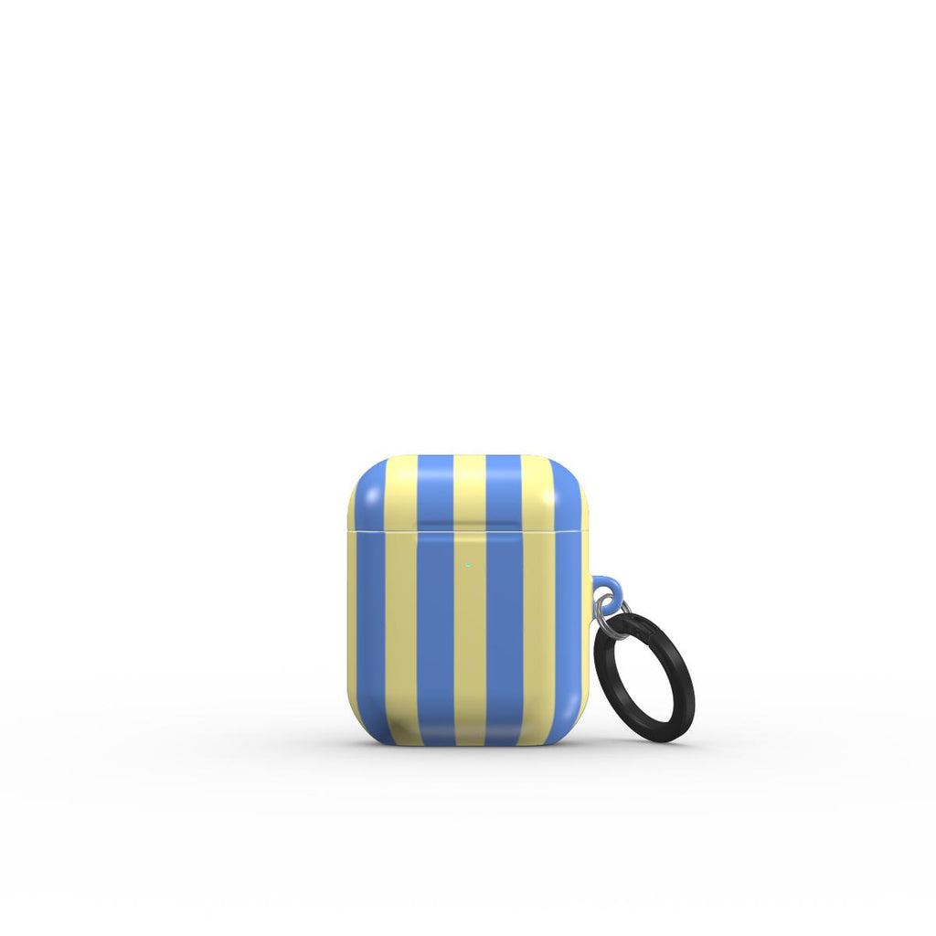 Joke Blue Stripes Apple AirPods Tough Case