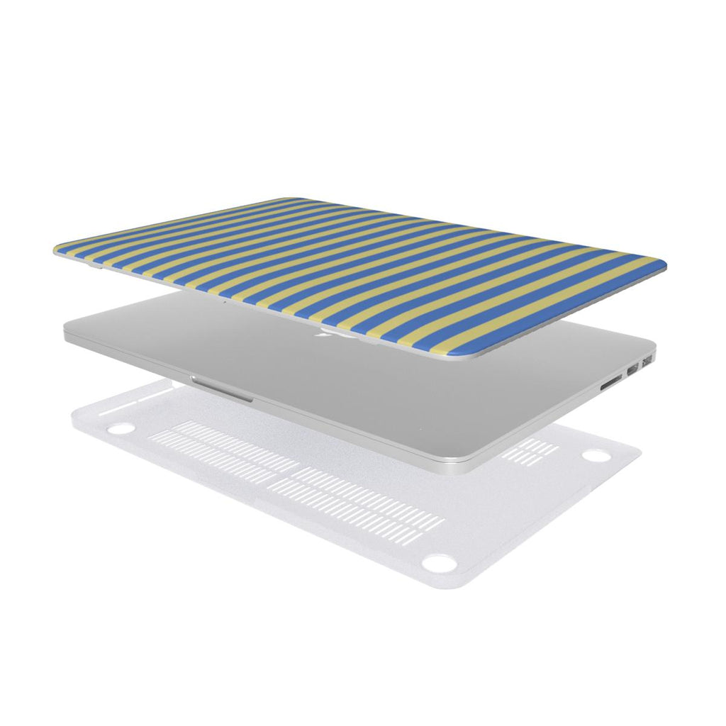Joke Blue Stripes MacBook Case