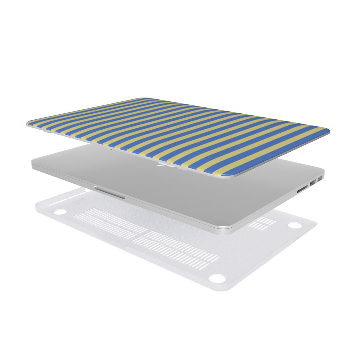 Joke Blue Stripes MacBook Case