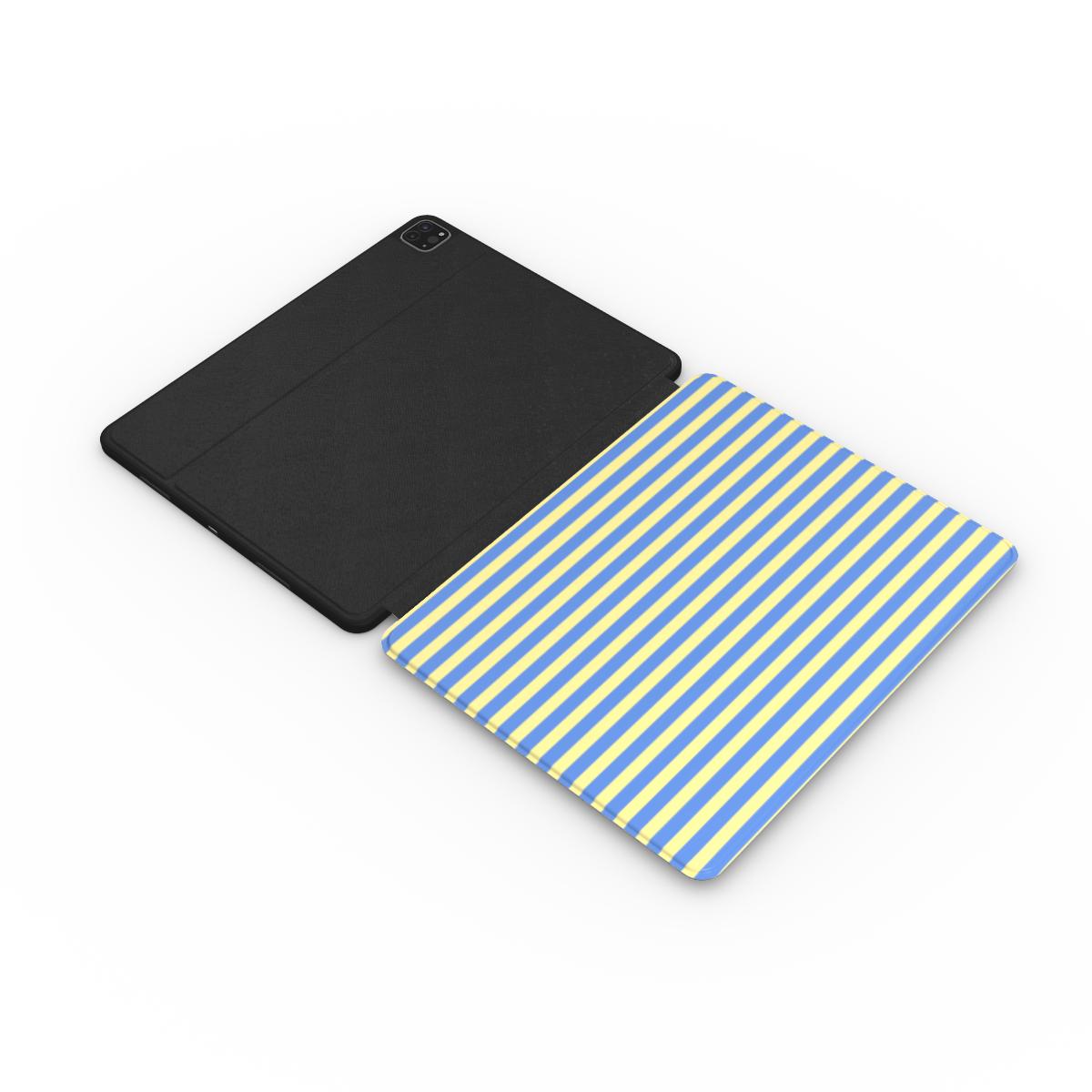 Joke Blue Stripes Apple iPad Case