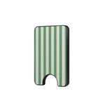 Min Green Stripes Magnetic wallet