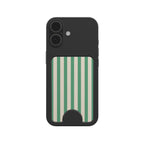 Min Green Stripes Magnetic wallet