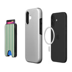 Min Green Stripes Magnetic wallet