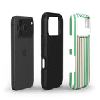 Min Green Stripes Tough Phone Case