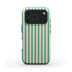 Min Green Stripes MagSafe Tough Phone Case