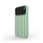 Min Green Stripes Phone Case