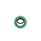 Min Green Stripes Ring Holder