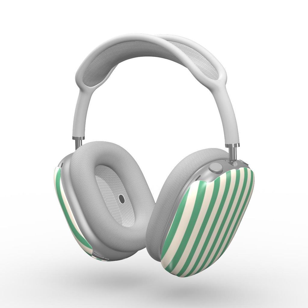 Min Green Stripes Apple AirPods Max Tough Case