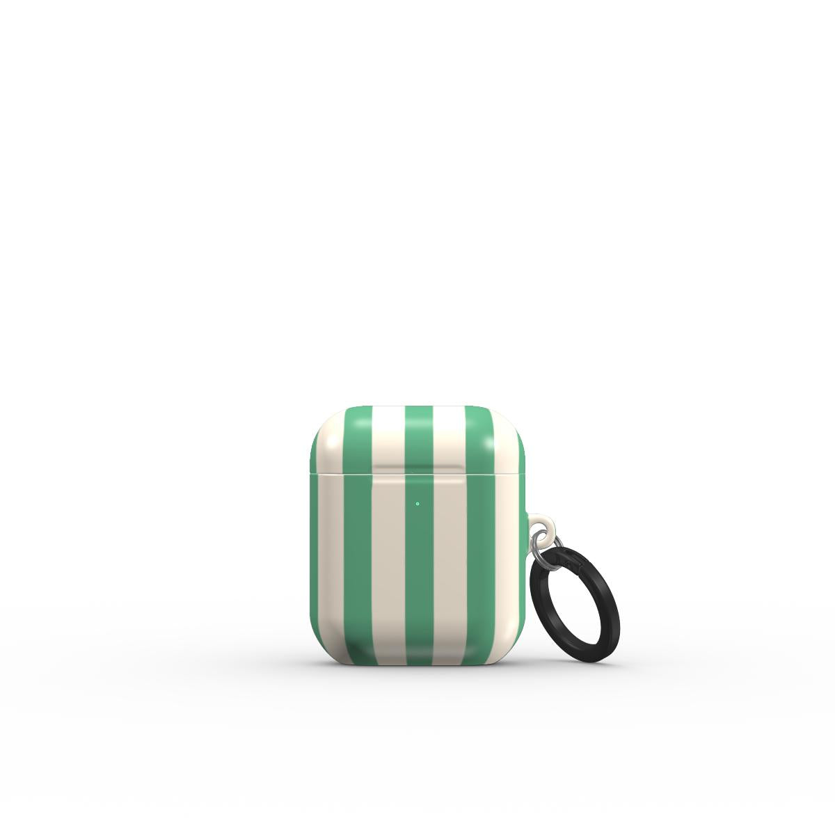 Min Green Stripes Apple AirPods Tough Case