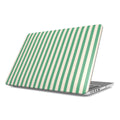 Min Green Stripes MacBook Case