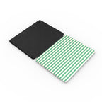 Min Green Stripes Apple iPad Case