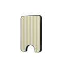 Pastel Yellow Stripes Magnetic wallet