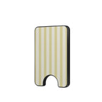 Pastel Yellow Stripes Magnetic wallet