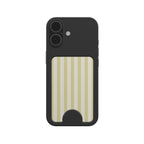 Pastel Yellow Stripes Magnetic wallet
