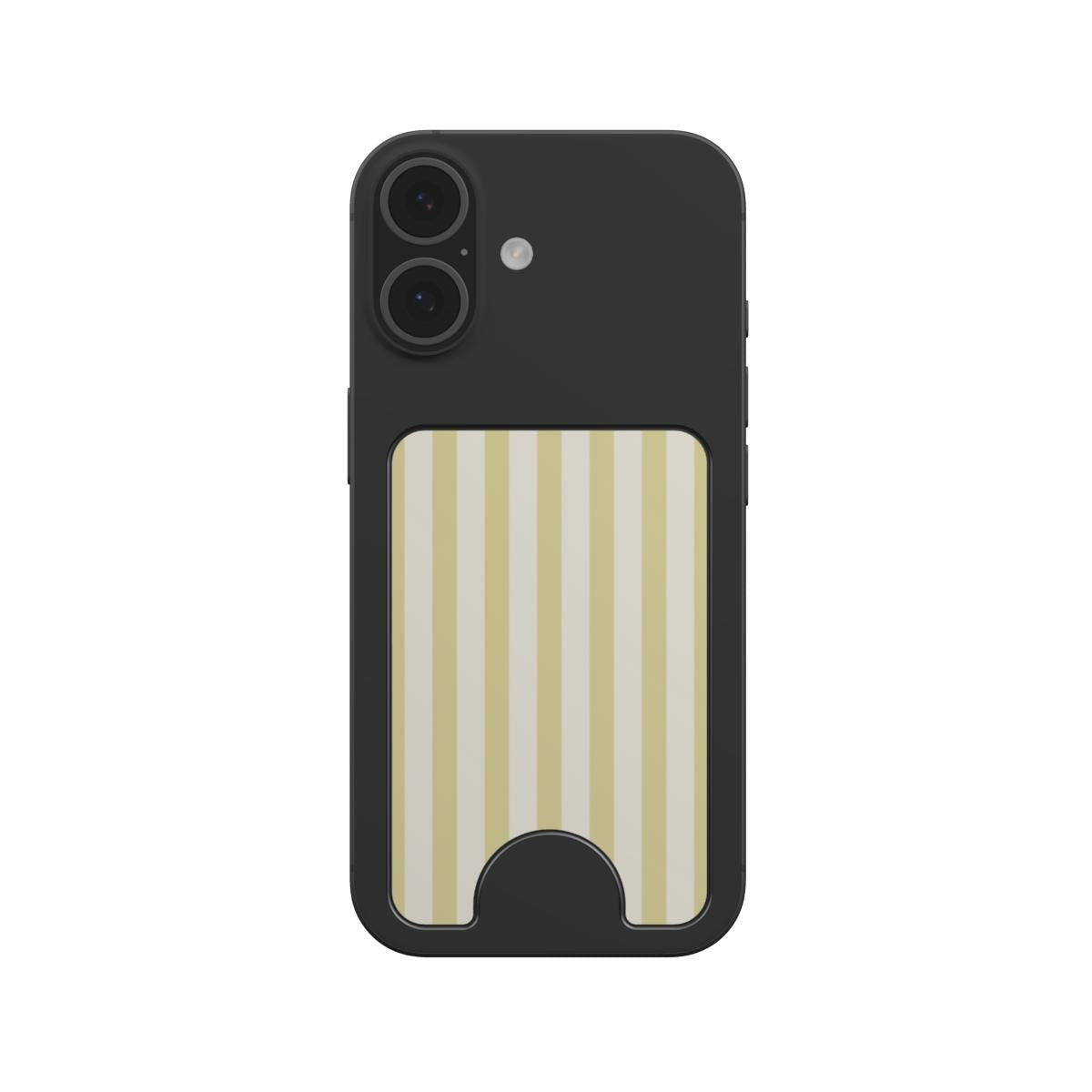 Pastel Yellow Stripes Magnetic wallet
