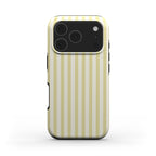 Pastel Yellow Stripes Tough Phone Case