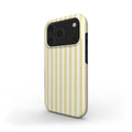 Pastel Yellow Stripes MagSafe Tough Phone Case