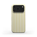 Pastel Yellow Stripes Phone Case